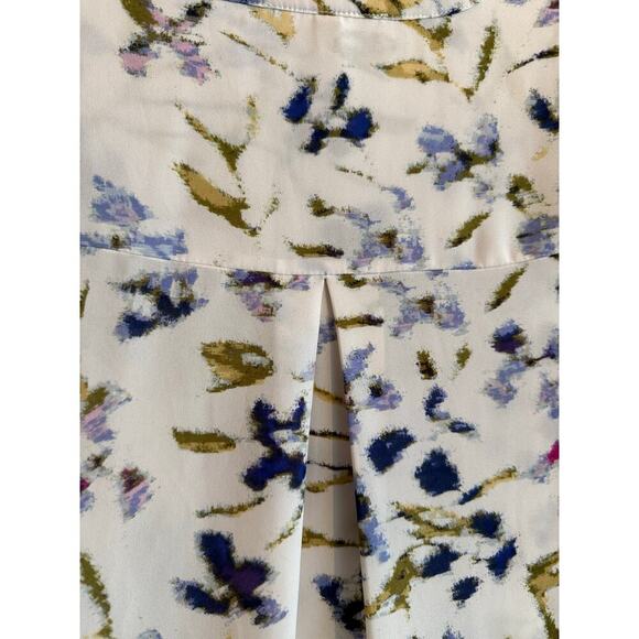 Daniel Rainn Floral V Neck Flowy Hi Low Top size Small - Picture 9 of 10